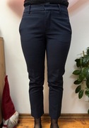 Spodnie chinos eleganckie bawełniane chinosy granatowe Zara Woman S 36