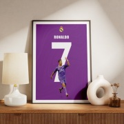 Cristiano Ronaldo plakat, obraz, koszulka Real Madryt