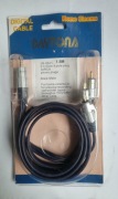 kabel JACK 3,5mm  3xRCA  złoty 1.5m