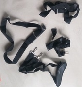 Paski do toreb torb regulowane czarne