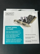 Dwuportowa karta rozszerzeń PCI z portami szeregowymi RS-232