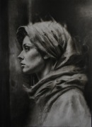 Portret węgiel pastele suche 50x70cm 