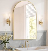 SONGMICS Lustro do łazienki salonu pokoju sypialni