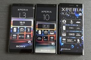 Zestaw 3 atrap telefonów Sony
