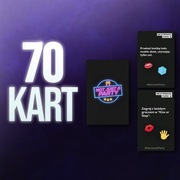 GRA NA IMPREZY "NOT JUST A PARTY" – 70 KART (PYTANIA I WYZWANIA)