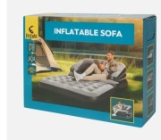FROYAK Dmuchana sofa rozkładana 2w1 | Kanapa + materac | 2-osobowa | nowa