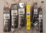 TUSZ CANON PGI-580 XL, (czarny) CLI-581XL (czarny, yellow)