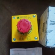 PRZYCISK STOP Z BLOKADĄ KASETA SP22K1/05-1SPAMEL 2 szt.