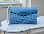 MICHAEL KORS PORTFEL SKÓRA MONOGRAM NOWY ORYGINALNY SKÓRA SKÓRZANY 