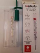 Szklany termometr bezrtęciowy ekologiczny