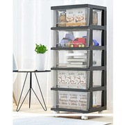 Plastikowy Regał na kółkach szafka szuflady szafa wys 98cm