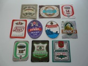 Etykiety piwne z lat 1980-2000