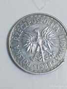 1 zł złoty PRL 1988 destrukt