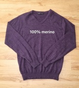 Sweter wełniany Selected Homme 100% merino r L