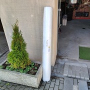 Folia zbrojona przeźroczysta 3,20 x 36m 4 szt. rusztowania itp.