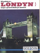 Plan Londynu z mini przewodnikiem 