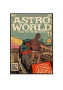 Plakat A3 42x30 Travis Scott - ASTROWORLD Y2K do pokoju