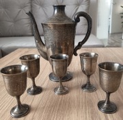 Karafka + 6 kieliszków 