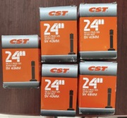 Dętka rowerowa CST 24” – nowe, zawór Schrader (samochodowy)