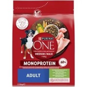 Tanio! Purina One Adult Medium/Maxi Monoprotein 2.5kg indyk