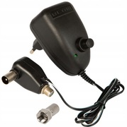 Zasilacz antenowy regulowany TV nadziemna DVB-T2 12V 100mA + złącze typ F