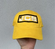 JCB nowa bejsbolówka żółta czapka haft logo