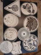 BAZA DREWNIANA DO KOSZYKA  ZE SKLEJKI 