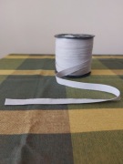 Lamówka bawełniana zaprasowana - kolor szary, 70 mb