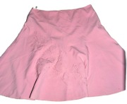 170^ elegancka spódnica pudrowy róż midi 42/44