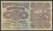 LITWA 10 LITU 1922