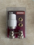 ZESTAW TERMOSTATYCZNY KĄTOWY Z PODŁĄCZENIEM DOLNYM GŁOWICA GT20