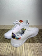 Adidas Courtpoint Base Damskie Białe Sneakersy Kwiatowy Print EU 38