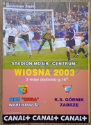 ODRA WODZISŁAW - GÓRNIK ZABRZE program 2003