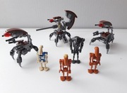 Lego Star Wars sw0482 Battle Droid Commander sw0360 Droid Pilot Droideka