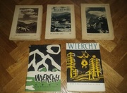 WIERCHY 1952 1953 1954 1957 1959 roczniki 21 22 23 26 28 Tatry góry PTTK