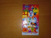 Fazer czekolada mleczna świąteczna biedronka 2001 puste opakowanie