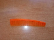 Grzebień do włosów grzebyk pomarańczowy 13cm PRL PZWPT