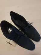 Buty skórzane Sioux r. 43 granatowe, zamsz