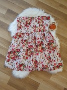 Sukienka w kwiaty rozkloszowana New Look roz. XL