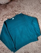 Zielony męski sweter