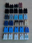 LEGO nogi mix elementy minifigurek