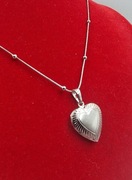 NASZYJNIK STAL NIERDZEWNA 316L SREBRO SEKRETNIK 