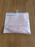 Śliniak silikonowy z kieszonką firmy minikoioi pudrowy róż 