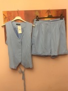 Niebieski komplet biust 90/95