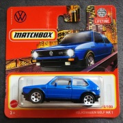 Matchbox VW Volkswagen Golf mk1 GTI Niebieski
