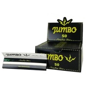 Bibułki Jumbo Black King Size Slim 50 szt. Bez filtra.