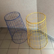 Kosz druciany na worki na śmieci do segregacji 