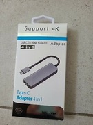 adapter USB-C do HDMI+USB 3.0