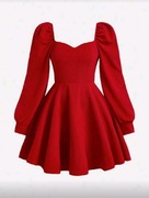 Czerwona sukienka damska