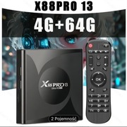 X88 Pro 13 Android 13.0 Smart TV Box with Remote Control, RK3528